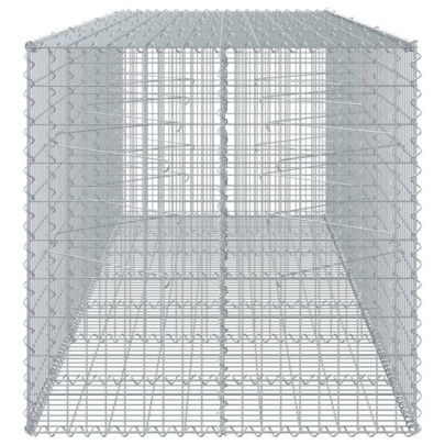 Coș Gabion cu Capac - Fier Galvanizat - 350x100x100 cm