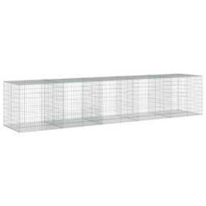 Coș Gabion cu Capac 500x100x100 cm - Fier Galvanizat Rezistent 2