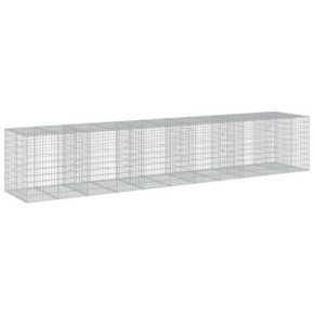Coș Gabion cu Capac - Fier Galvanizat - 550x100x100 cm 2