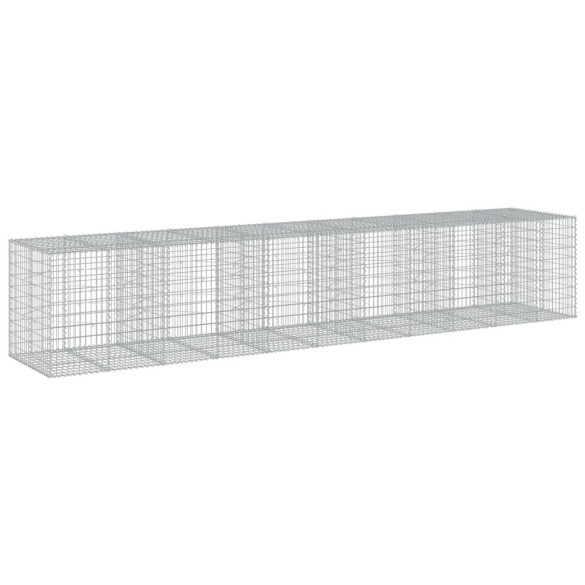 Coș Gabion cu Capac - Fier Galvanizat - 550x100x100 cm