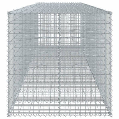 Coș Gabion cu Capac - Fier Galvanizat - 550x100x100 cm