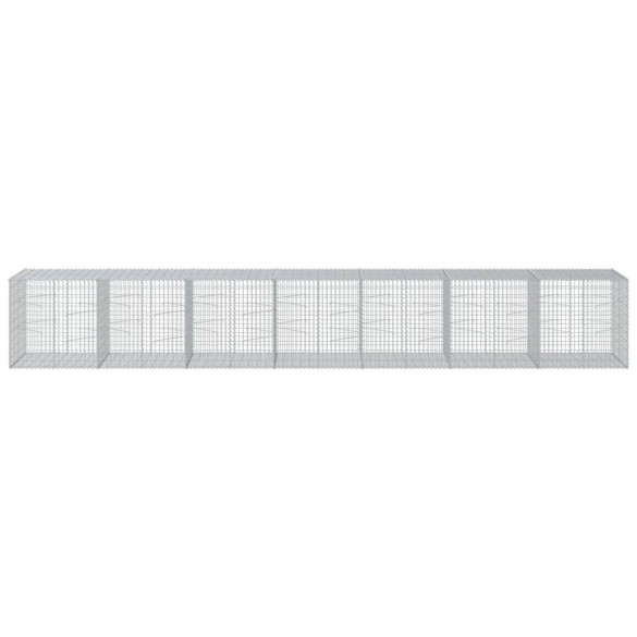 Coș Gabion 700x100x100 cm - Fier Galvanizat Rezistent