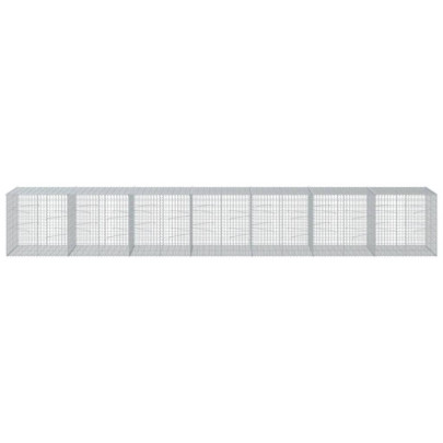 Coș Gabion 700x100x100 cm - Fier Galvanizat Rezistent