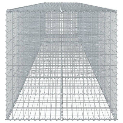 Coș Gabion 900x100x100 cm - Fier Galvanizat | Livrare Gratuită