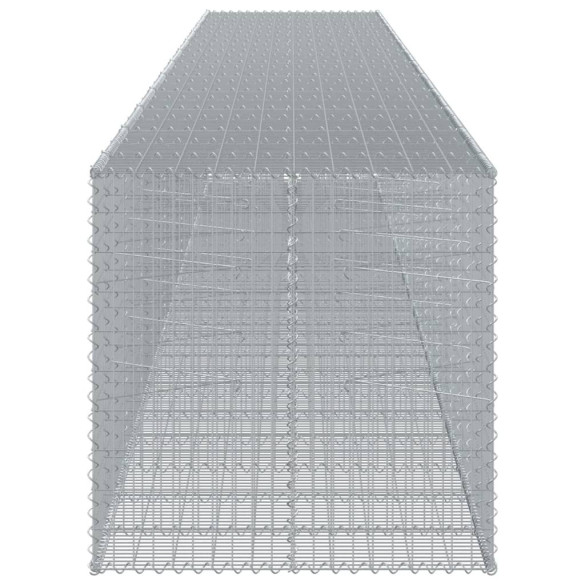 Coș Gabion cu Capac - Fier Galvanizat - Livrare Gratuită