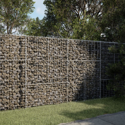 Coș Gabion cu Capac - Fier Galvanizat 200x100x150 cm