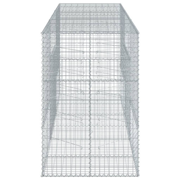Coș Gabion cu Capac - Fier Galvanizat - Livrare Gratuită