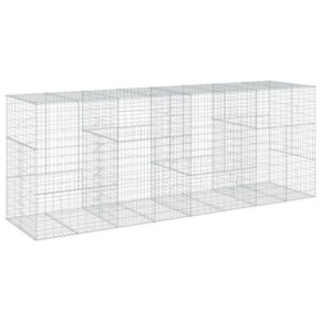 Coș Gabion cu Capac - Fier Galvanizat - 400x100x150 cm 2