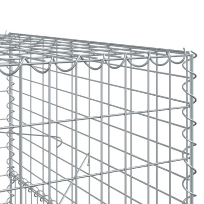 Coș Gabion cu Capac 500x100x150 cm - Fier Galvanizat Rezistent