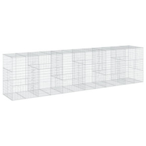 Coș Gabion cu Capac - Fier Galvanizat - 600x100x150 cm 2