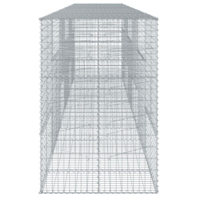 Coș Gabion cu Capac - Fier Galvanizat - 600x100x150 cm