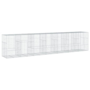 Coș Gabion cu Capac - Fier Galvanizat - 700x100x150 cm 2