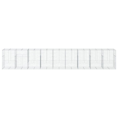 Coș Gabion cu Capac - Fier Galvanizat - Livrare Gratuită