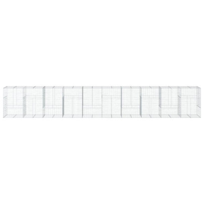 Coș Gabion cu Capac - Fier Galvanizat - Livrare Gratuită