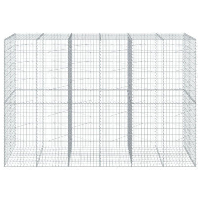 Coș Gabion cu Capac - Fier Galvanizat - 300x100x200 cm
