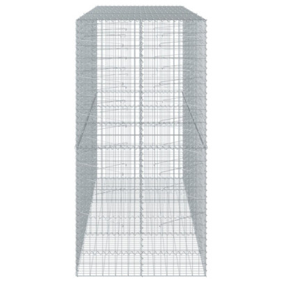 Coș Gabion cu Capac - Fier Galvanizat - 300x100x200 cm