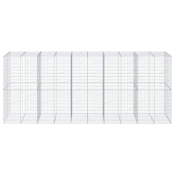 Coș Gabion cu Capac 500x100x200 cm - Fier Galvanizat Rezistent