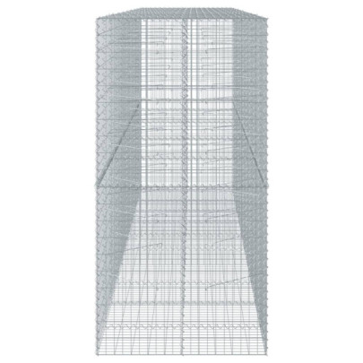 Coș Gabion cu Capac 500x100x200 cm - Fier Galvanizat Rezistent