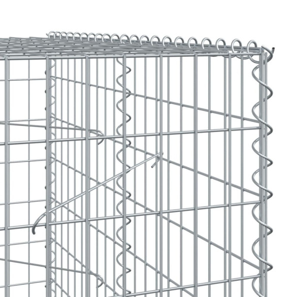 Coș Gabion cu Capac 500x100x200 cm - Fier Galvanizat Rezistent