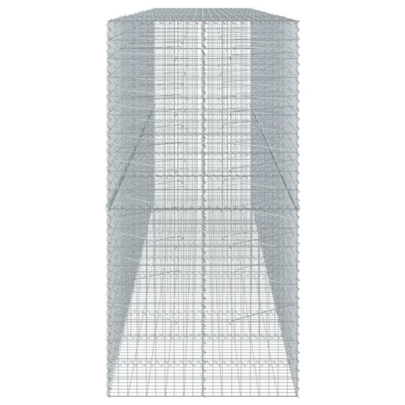 Coș Gabion cu Capac - Fier Galvanizat - 550x100x200 cm