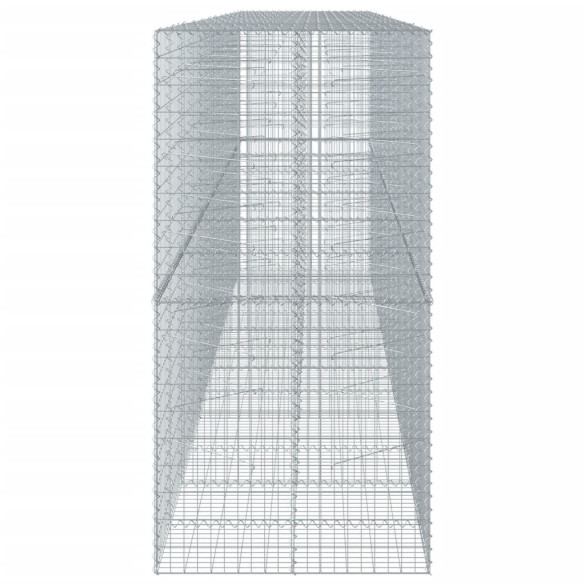 Coș Gabion cu Capac 600x100x200 cm - Fier Galvanizat Rezistent