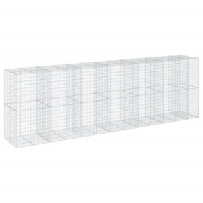 Coș Gabion cu Capac 650x100x200 cm - Fier Galvanizat Rezistent 2