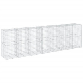 Coș Gabion cu Capac 700x100x200 cm - Fier Galvanizat Rezistent 2