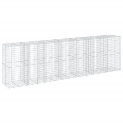 Coș Gabion cu Capac 700x100x200 cm - Fier Galvanizat Rezistent