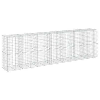 Coș Gabion cu Capac 700x100x200 cm - Fier Galvanizat Rezistent