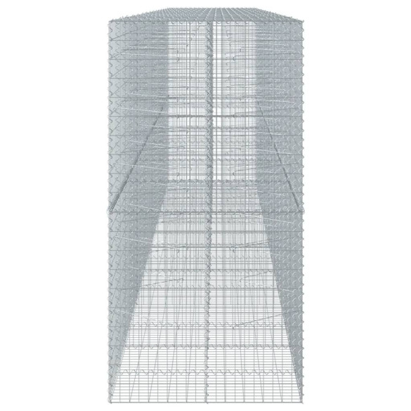Coș Gabion cu Capac - Fier Galvanizat - 750x100x200 cm