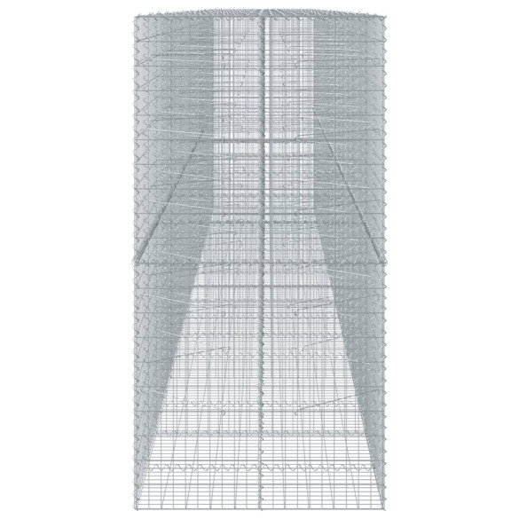 Coș Gabion cu Capac - Fier Galvanizat - 850x100x200 cm