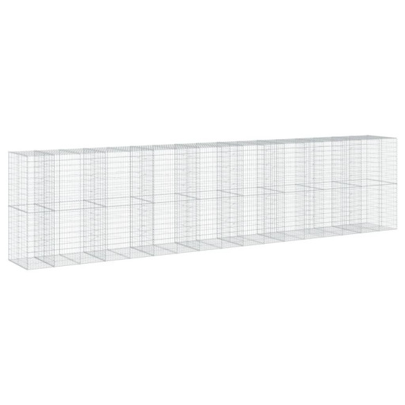 Coș Gabion cu Capac - Fier Galvanizat - 850x100x200 cm