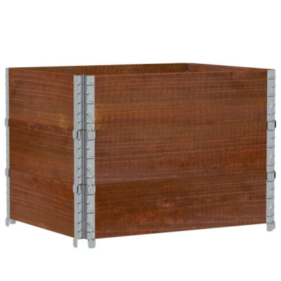 Jardinieră Grădină Lemn Masiv de Pin - 80x60 cm