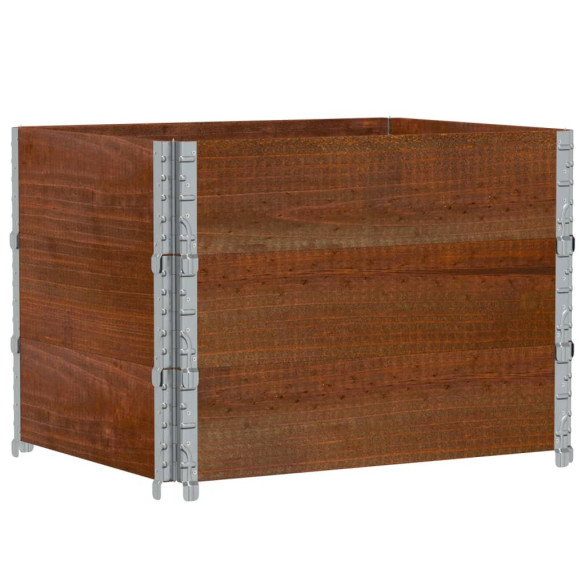 Jardinieră Grădină Lemn Masiv de Pin - 80x60 cm