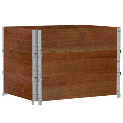 Jardinieră Grădină Lemn Masiv de Pin - 80x60 cm