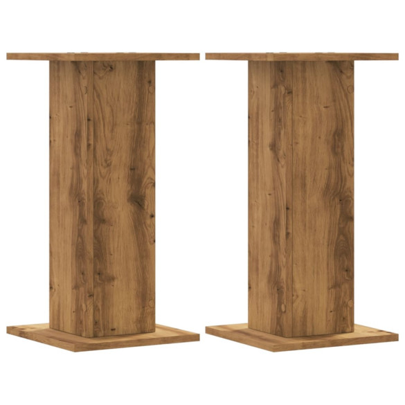 Suporturi Plante din Lemn Stejar - 2 bucăți - 30x30x60cm Suporturi Plante din Lemn Stejar - 2 bucăți - 30x30x60cm