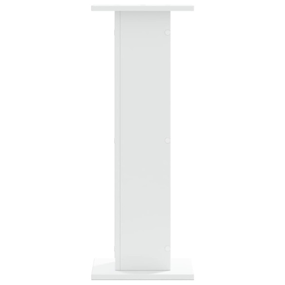 Suporturi Plante Lemn Alb - 2 bucăți - 30x30x80 cm