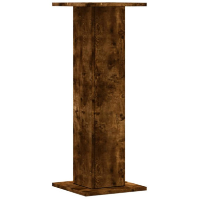 Suporturi Plante Lemn Stejar Fumuriu - 2 buc, 80 cm