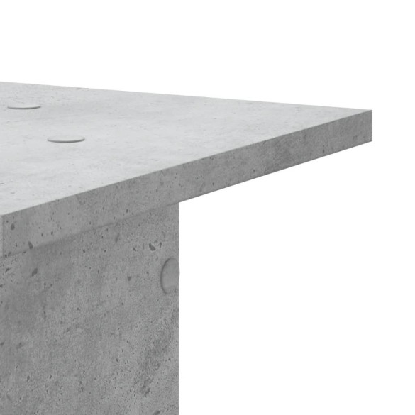 Suport Plante Gri Beton 30x30x95 cm - 2 bucăți - Lemn Prelucrat Suport Plante Gri Beton 30x30x95 cm - 2 bucăți - Lemn Prelucrat