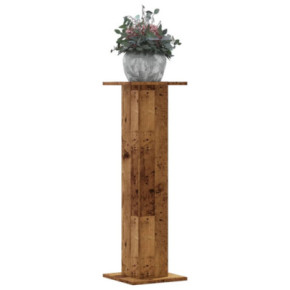 Suporturi Plante Lemn Vechi 30x30x95cm - 2 bucati