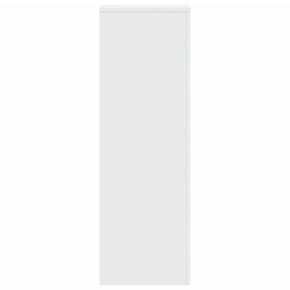 Suporturi Plante Lemn Alb - 2 bucăți - 100 cm - Gratis Livrare