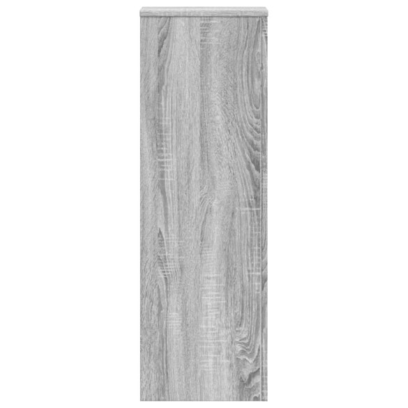 Suporturi Plante Gri Sonoma - 2 buc, Lemn Prelucrat 33x33x100cm Suporturi Plante Gri Sonoma - 2 buc, Lemn Prelucrat 33x33x100cm