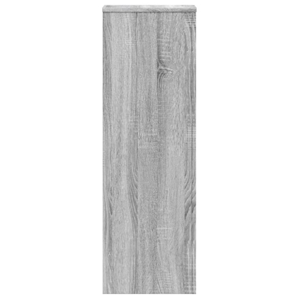 Suporturi Plante Gri Sonoma - 2 buc, Lemn Prelucrat 33x33x100cm Suporturi Plante Gri Sonoma - 2 buc, Lemn Prelucrat 33x33x100cm