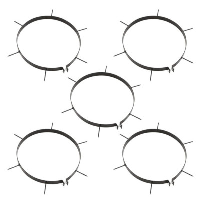 Tăvălug Aerator Gazon cu Cleme - Negru, 63L - Fier