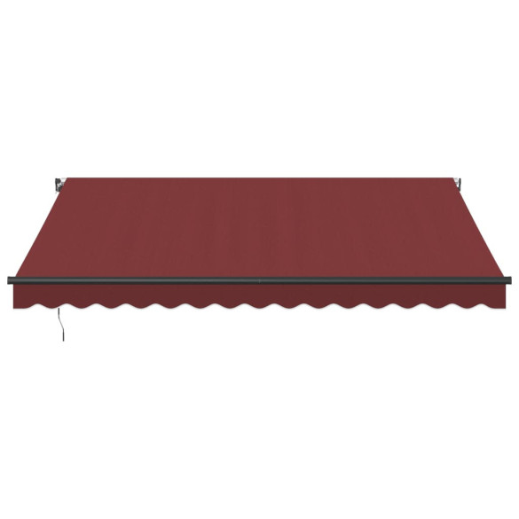 Copertină retractabilă manual - 400x300 cm - Vișiniu