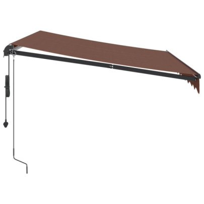 Copertină Automată Retractabilă Maro 300x250 cm | Livrare Gratuită