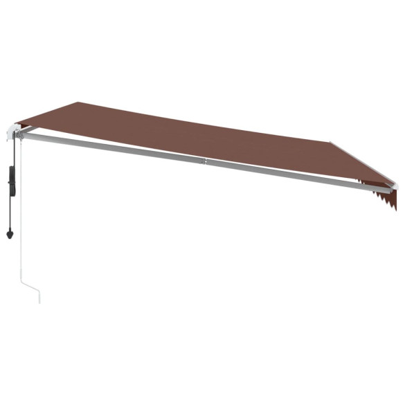 Copertină Automată Retractabilă Maro 450x300 cm | Livrare Gratuită