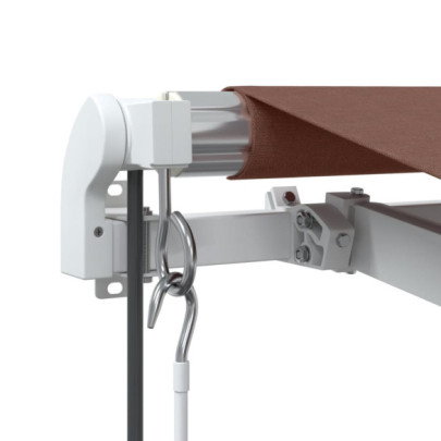 Copertină Automată Retractabilă Maro 450x300 cm | Livrare Gratuită