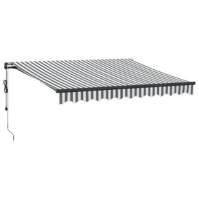 Copertină automată retractabilă - Antracit/Alb - 300x250 cm 2