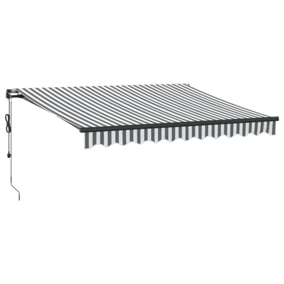 Copertină automată retractabilă - Antracit/Alb - 300x250 cm